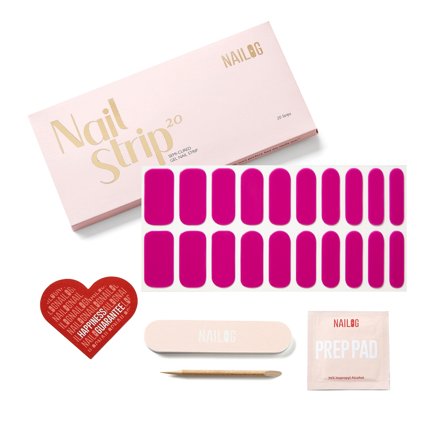 MAGEN | Mani Strip 20PC - NAILOG semi cured nail strip