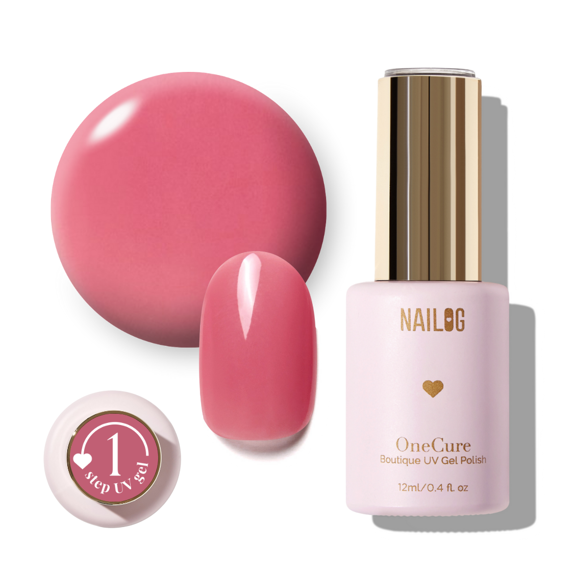 OLD ROSE | OneCure Gel Polish – NAILOG
