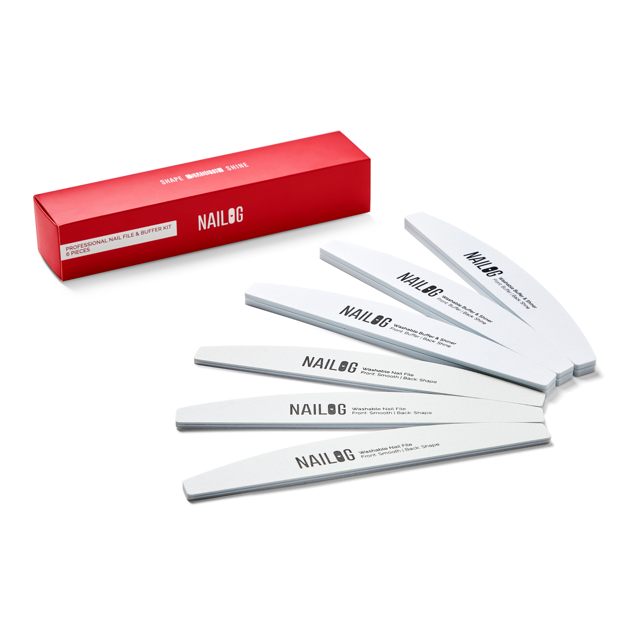 Professional Nail File & Buffer Set | Nailog – NAILOG