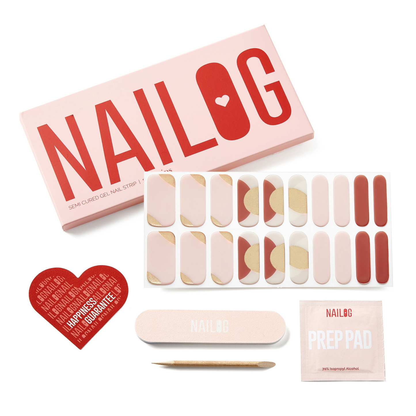 BELLE EPOQUE - NAILOG semi cured nail strip
