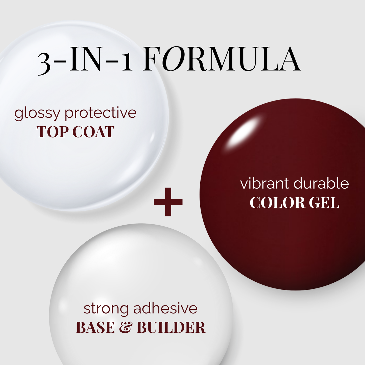 AMBER RED | OneCure Gel Polish