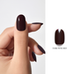 DARK WINE RED | OneCure Gel Polish - NAILOG semi cured nail strip