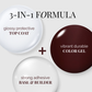 DARK WINE RED | OneCure Gel Polish - NAILOG semi cured nail strip