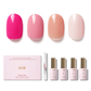 PINKCESS | OneCure Gel Polish 4PC Kit - NAILOG semi cured nail strip