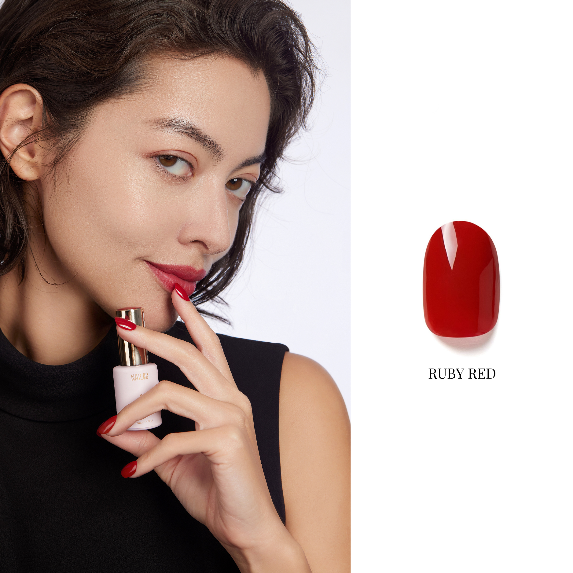 NOCTURNAL ALLURE | OneCure Gel Polish 4PC Kit - NAILOG semi cured nail strip