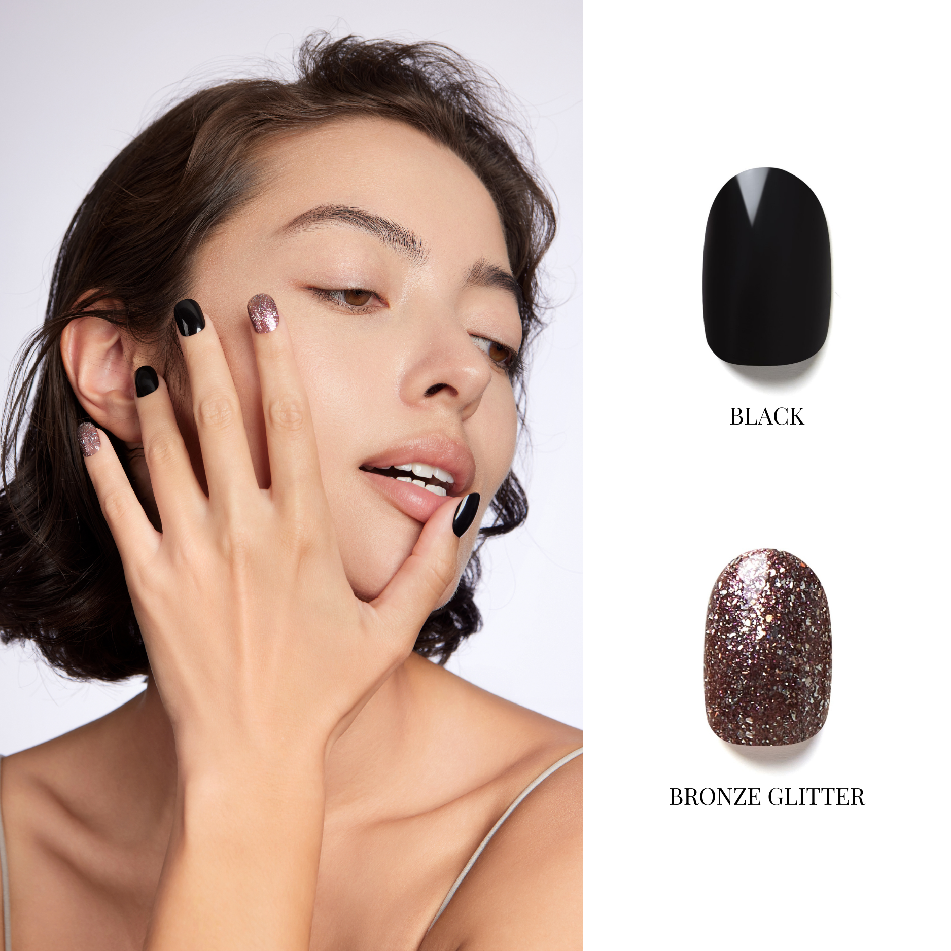 ENIGMA OF DUSK | OneCure Gel Polish 4PC Kit - NAILOG semi cured nail strip
