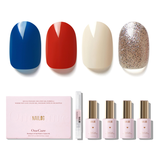 ABOUT AUTUMN | OneCure Gel Polish 4PC Kit - NAILOG semi cured nail strip