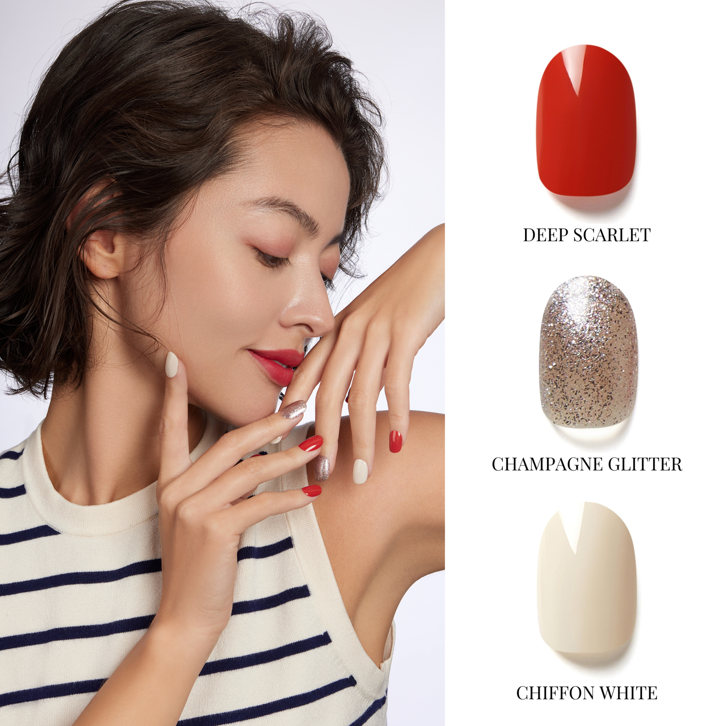 ABOUT AUTUMN | OneCure Gel Polish 4PC Kit - NAILOG semi cured nail strip