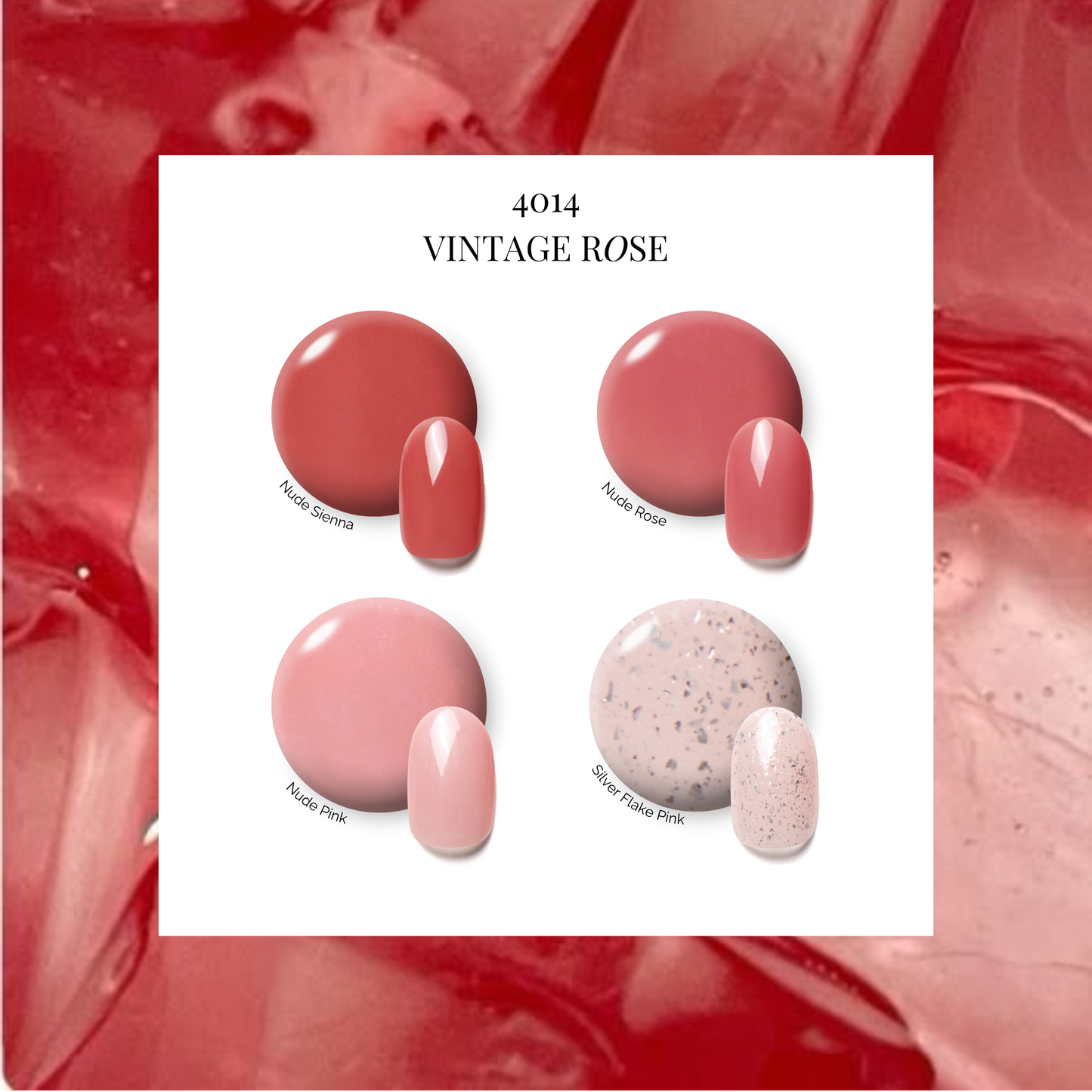 VINTAGE ROSE | OneCure Gel Polish 4PC Kit