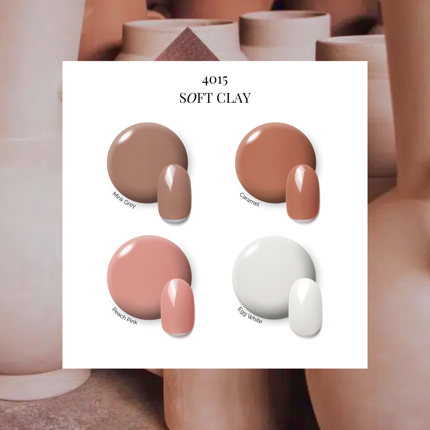 SOFT CLAY | OneCure Gel Polish 4PC Kit
