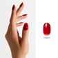 RED CRUSH | OneCure Gel Polish 4PC Kit - NAILOG semi cured nail strip