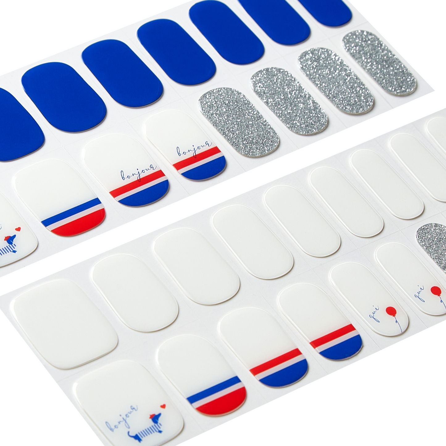 BONJOUR | Mani 34 - NAILOG semi cured nail strip