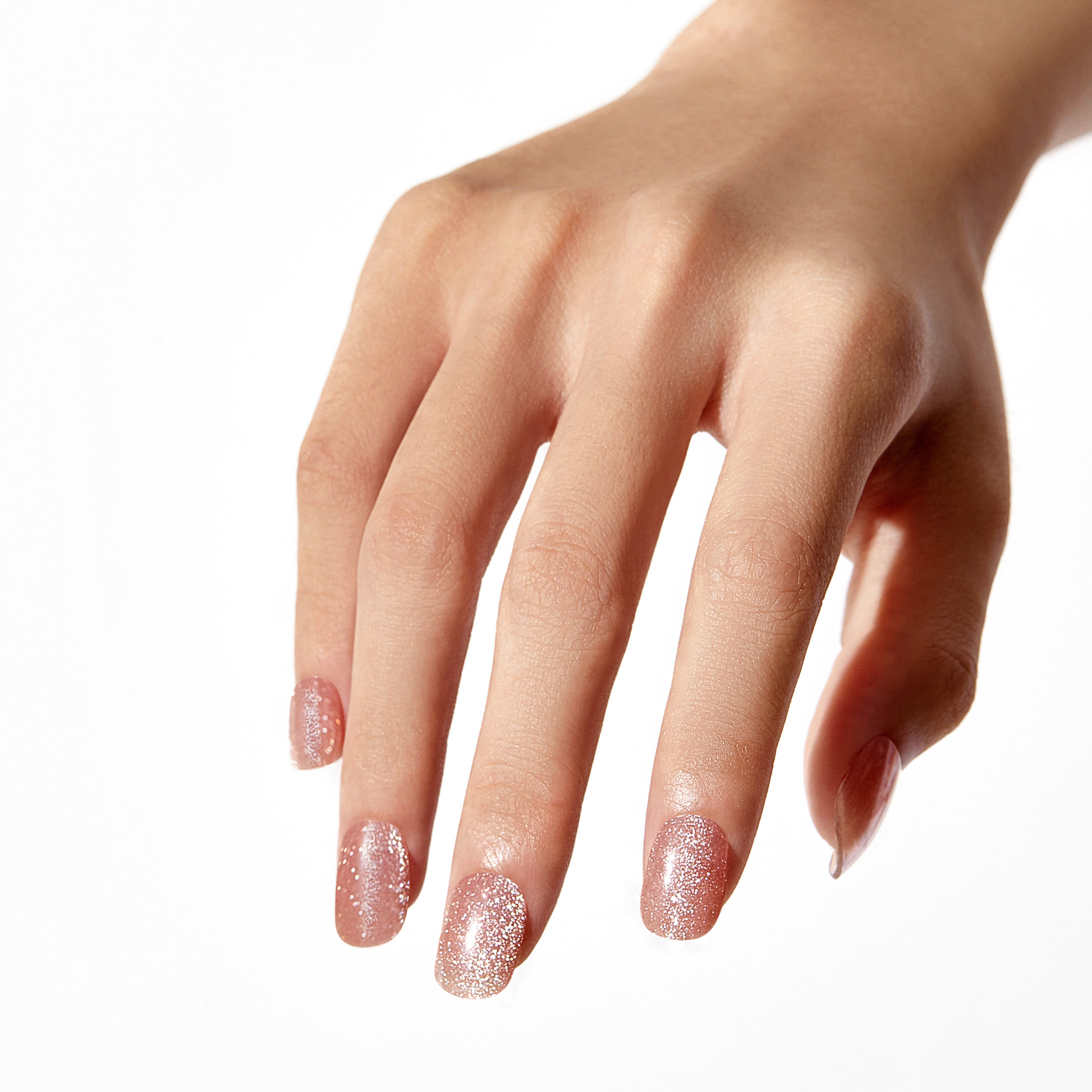 PINK GLEAM | Mani 34 - NAILOG semi cured nail strip