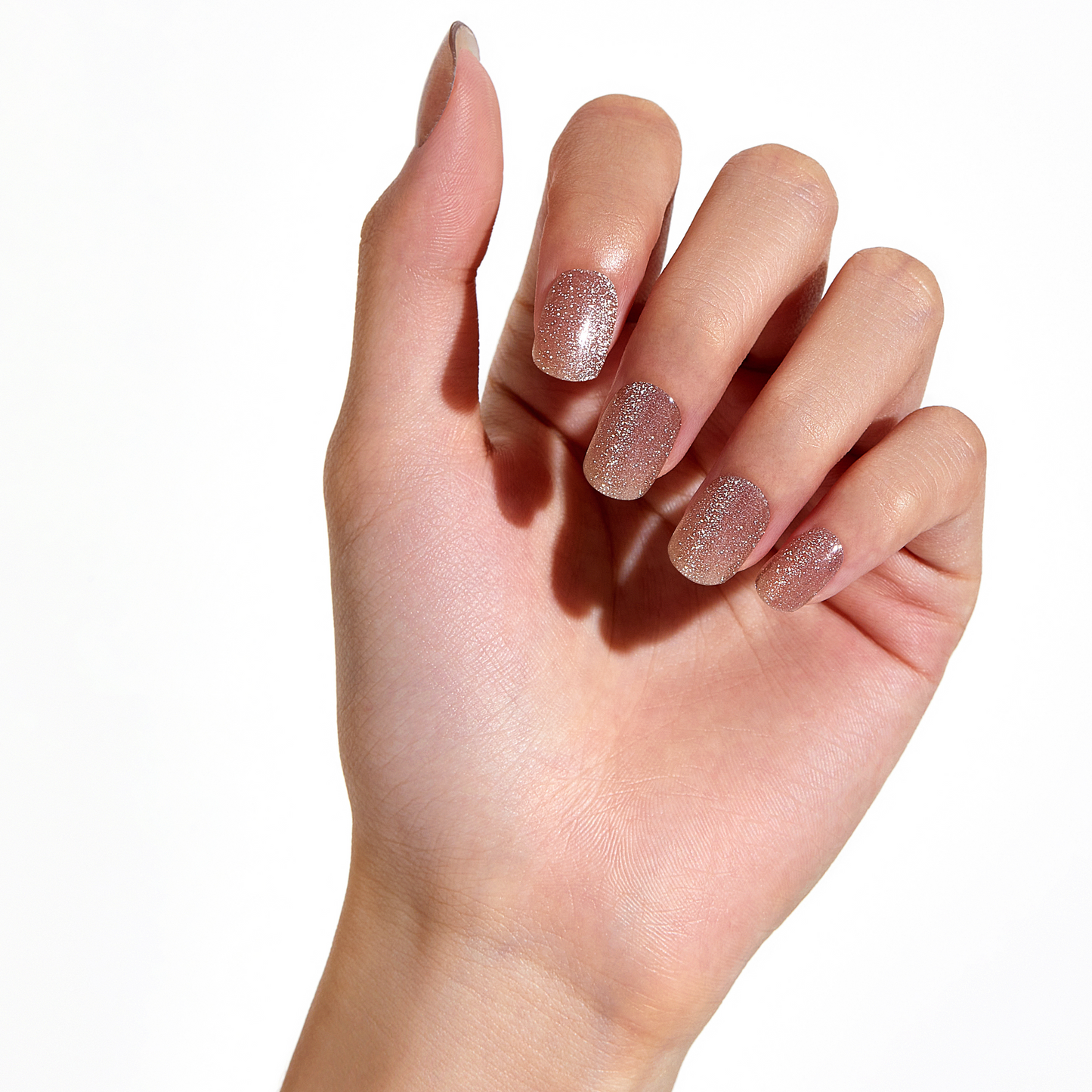 NUDE GLEAM | Mani 34 - NAILOG semi cured nail strip