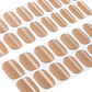 NUDE GLEAM | Mani 34 - NAILOG semi cured nail strip