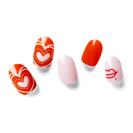 SWEET HEART - NAILOG semi cured nail strip