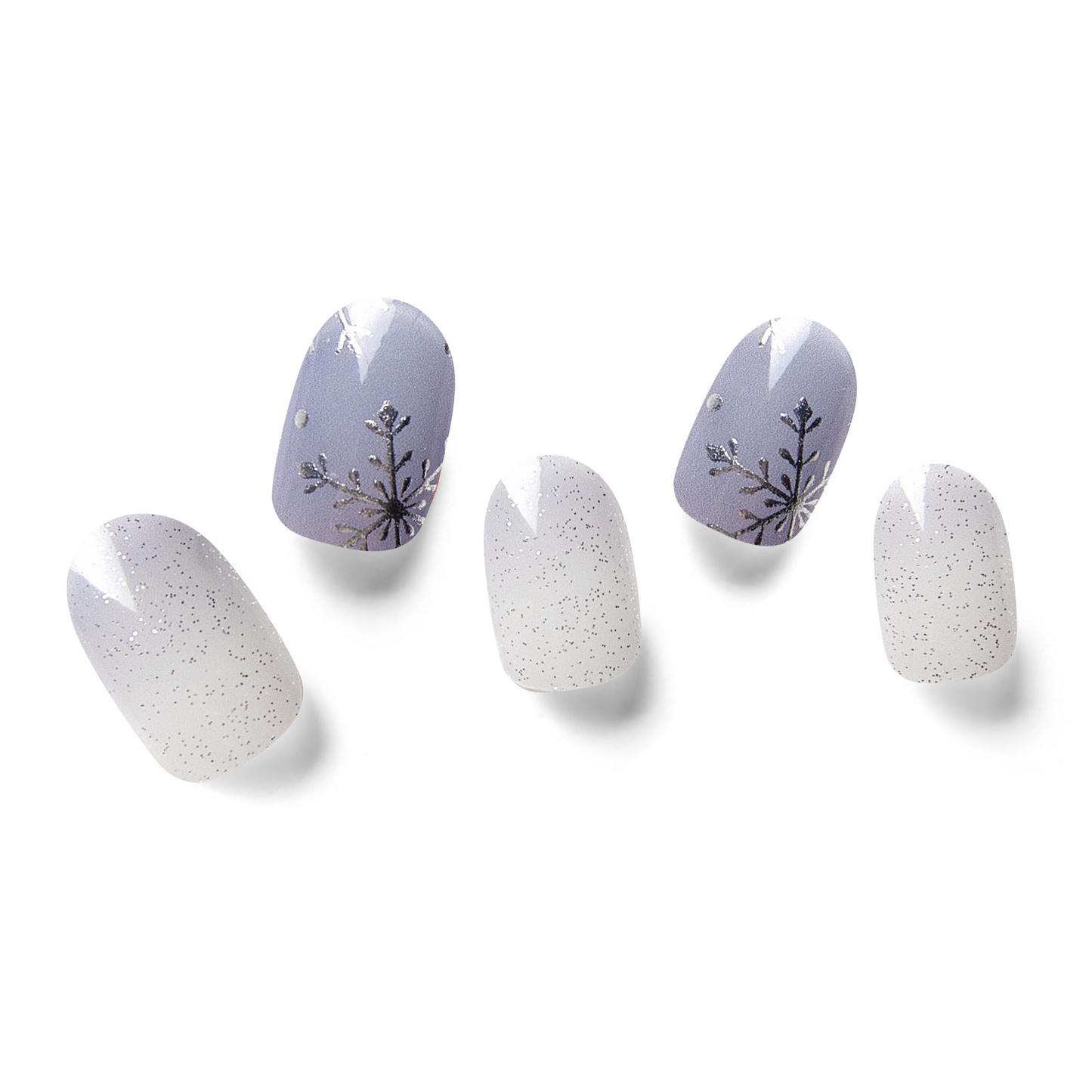 Snow Rain | Mani 34 - NAILOG semi cured nail strip