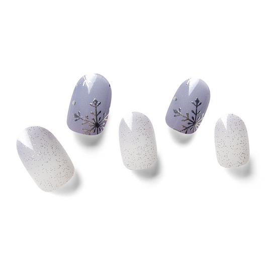 Snow Rain | Mani 34 - NAILOG semi cured nail strip