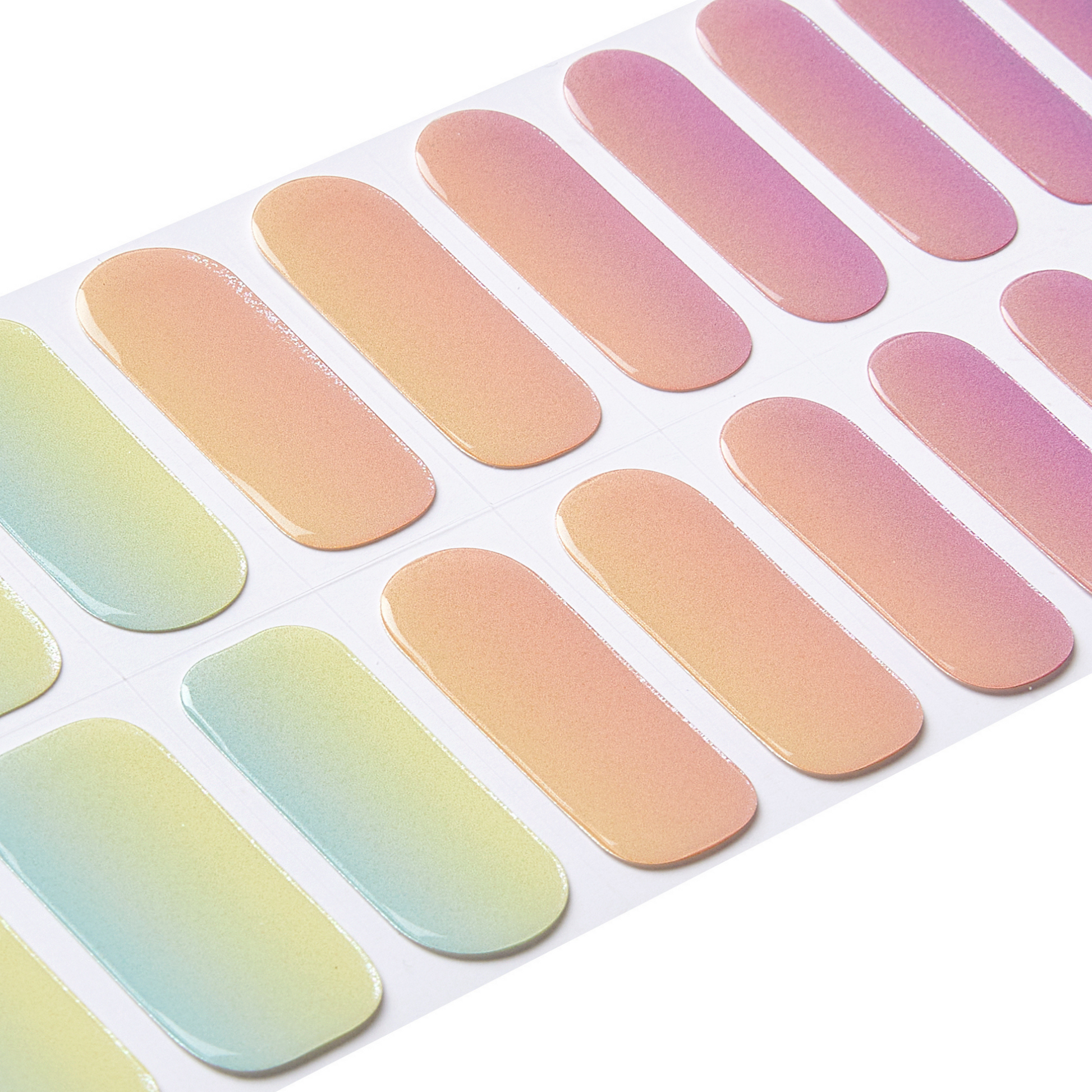 DAZZLING RAINBOW - NAILOG semi cured nail strip