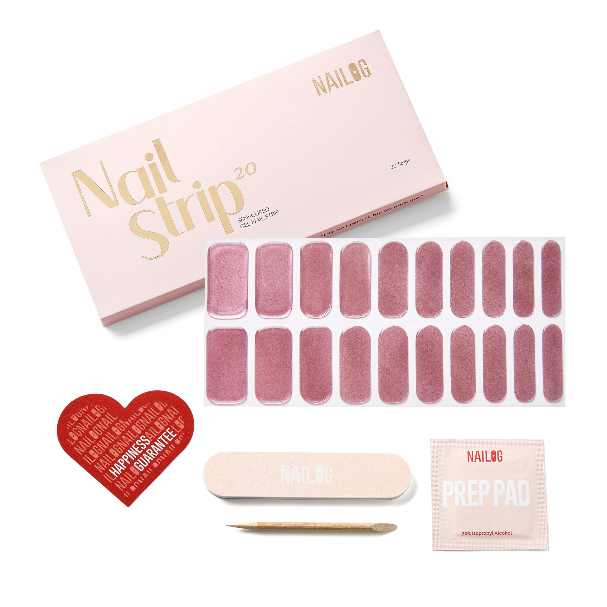 COVER GIRL - NAILOG semi cured nail strip