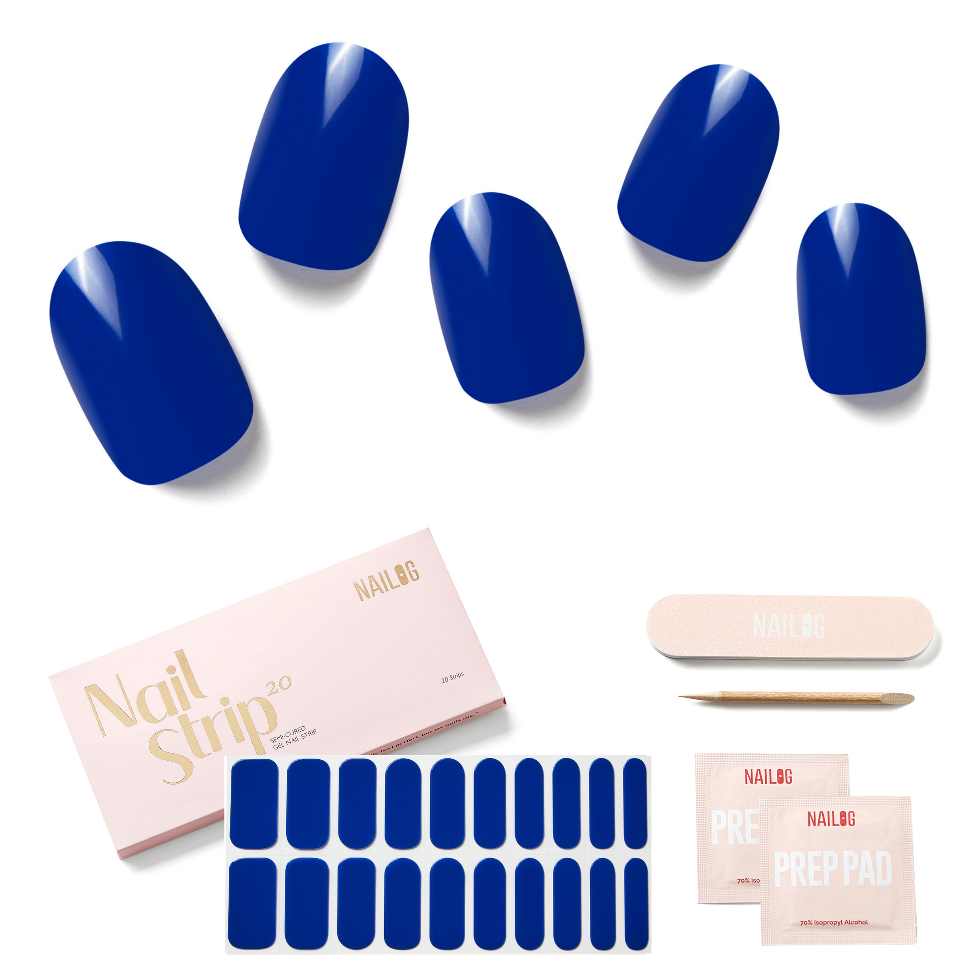 ENVY | Mani Strip 20PC - NAILOG semi cured nail strip