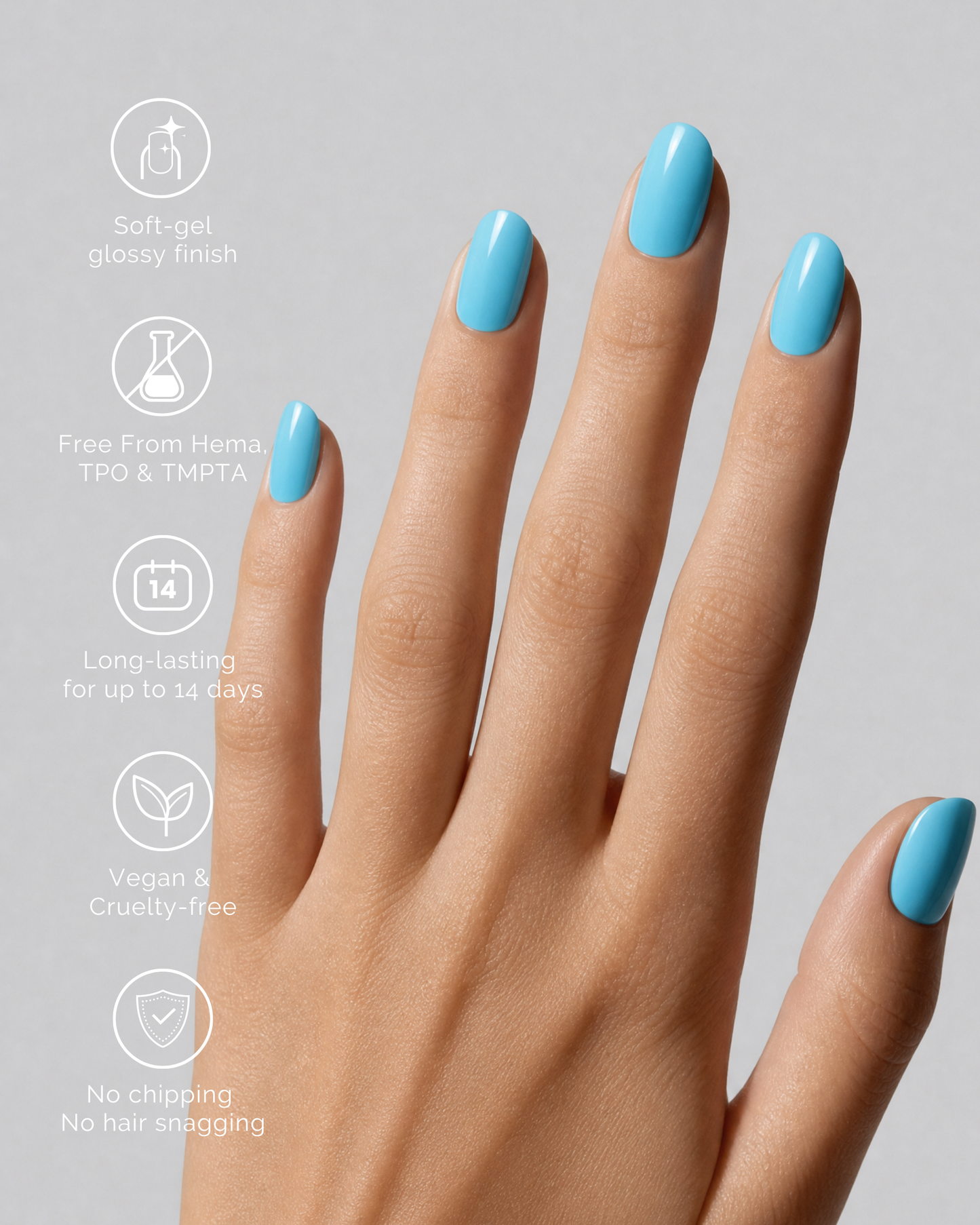 AQUA | Semi Cured Nail Strips 34PC