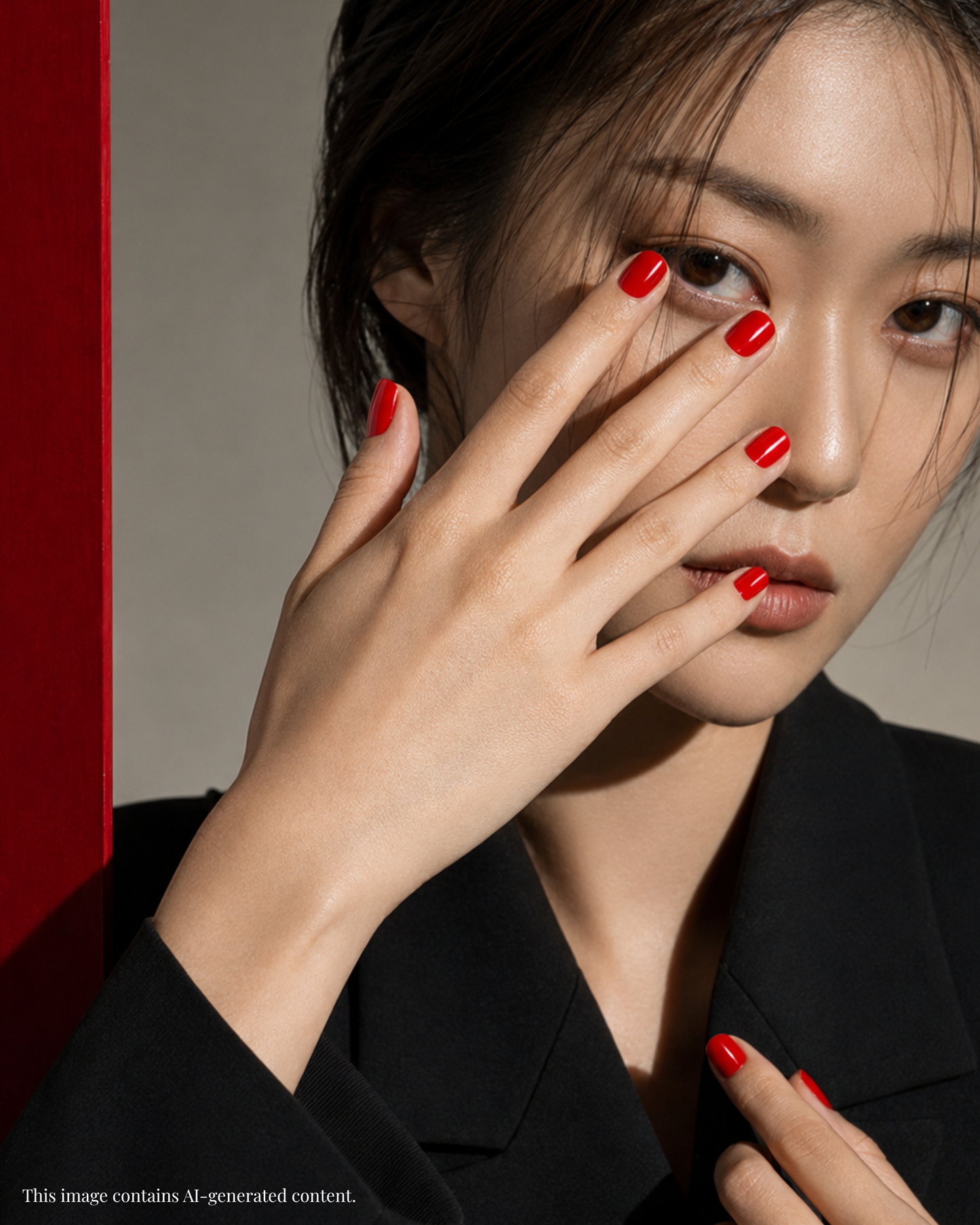 RUBY | Semi Cured Nail Strips 34PC - NAILOG semi cured nail strip