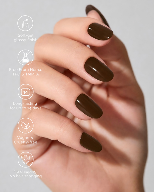 ESPRESSO | Semi Cured Nail Strips 34PC