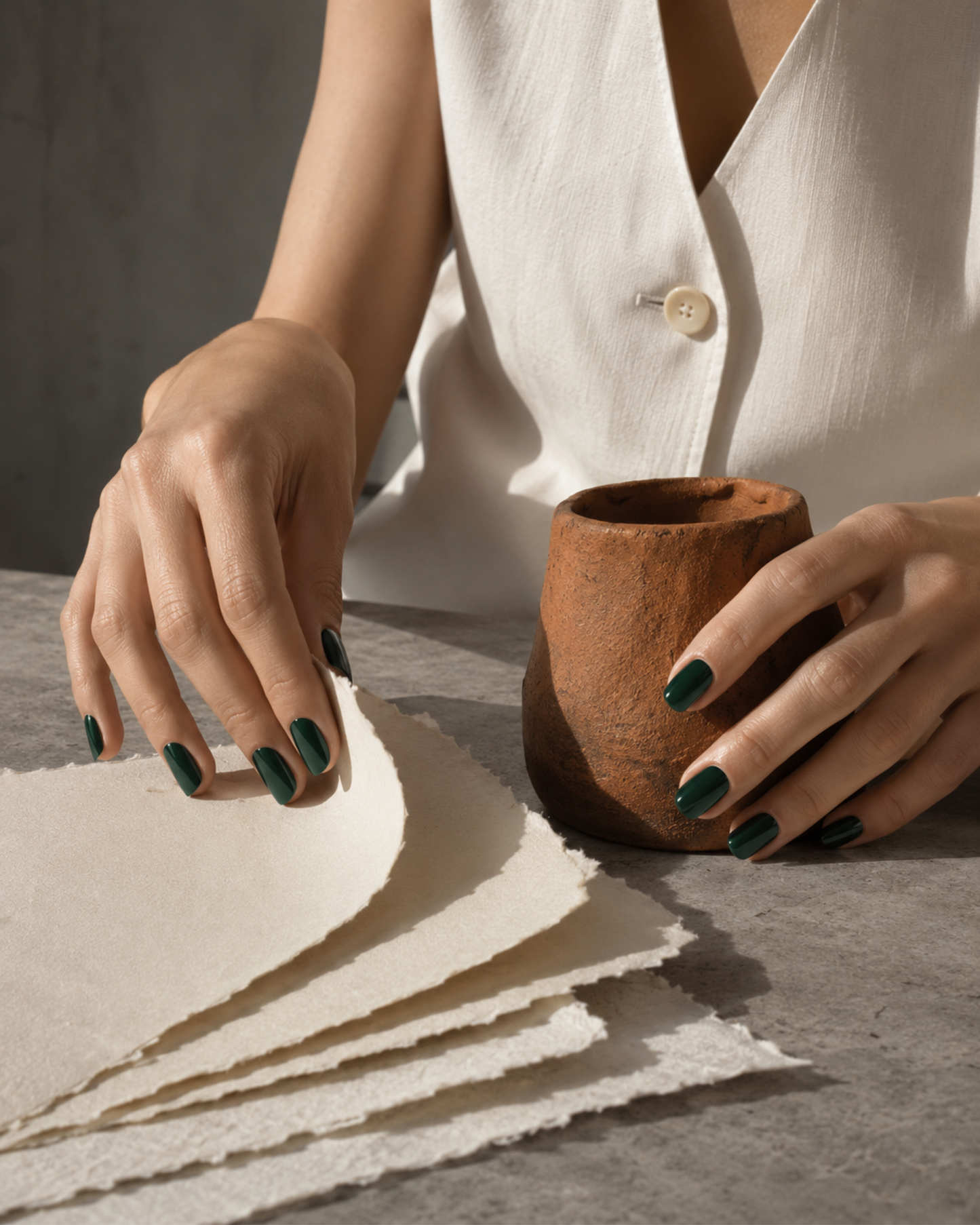 MOSS | Semi Cured Nail Strips 34PC - NAILOG semi cured nail strip