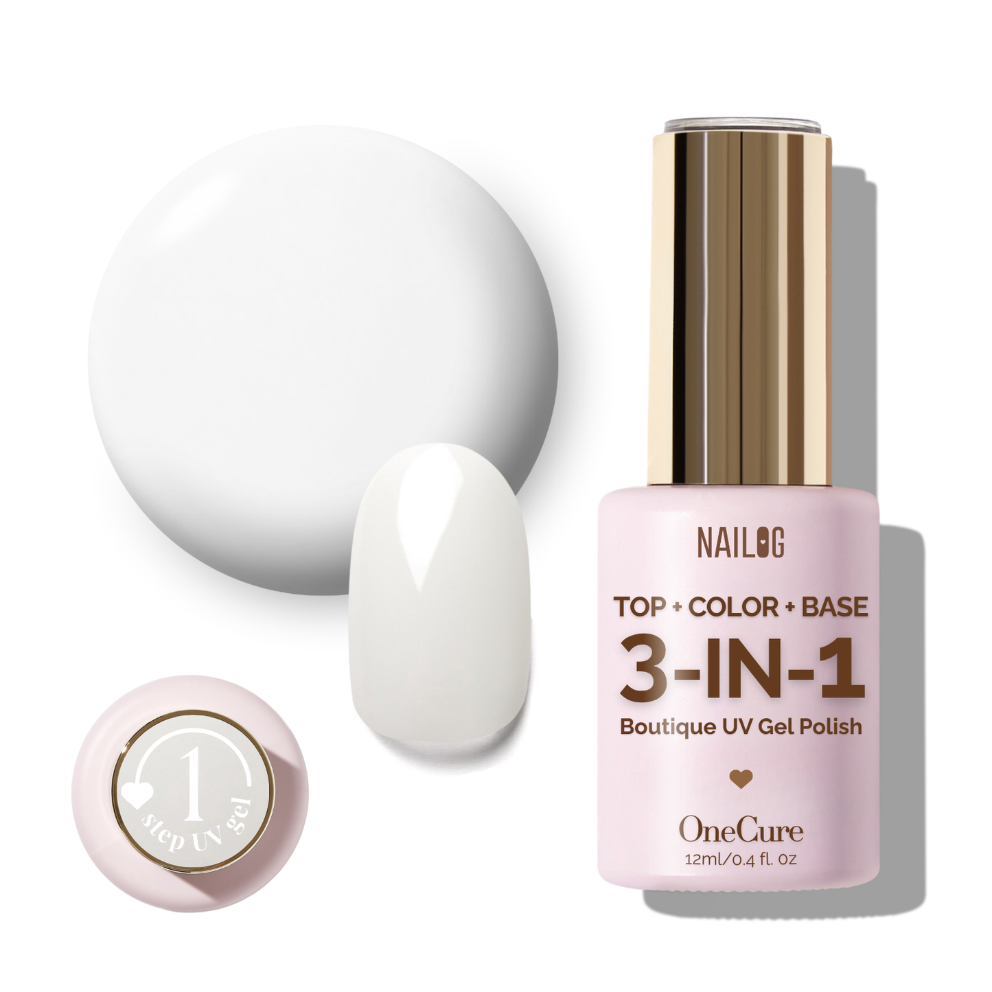 EGG WHITE | OneCure Gel Polish 12ML