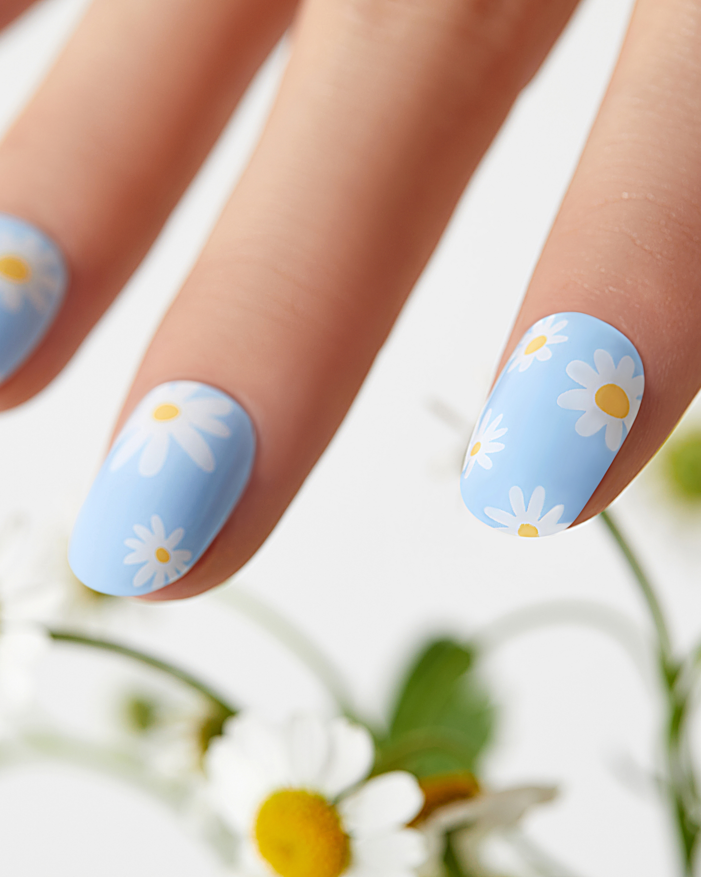 PETALS IN THE WIND | Semi Cured Nail Strips 34PC