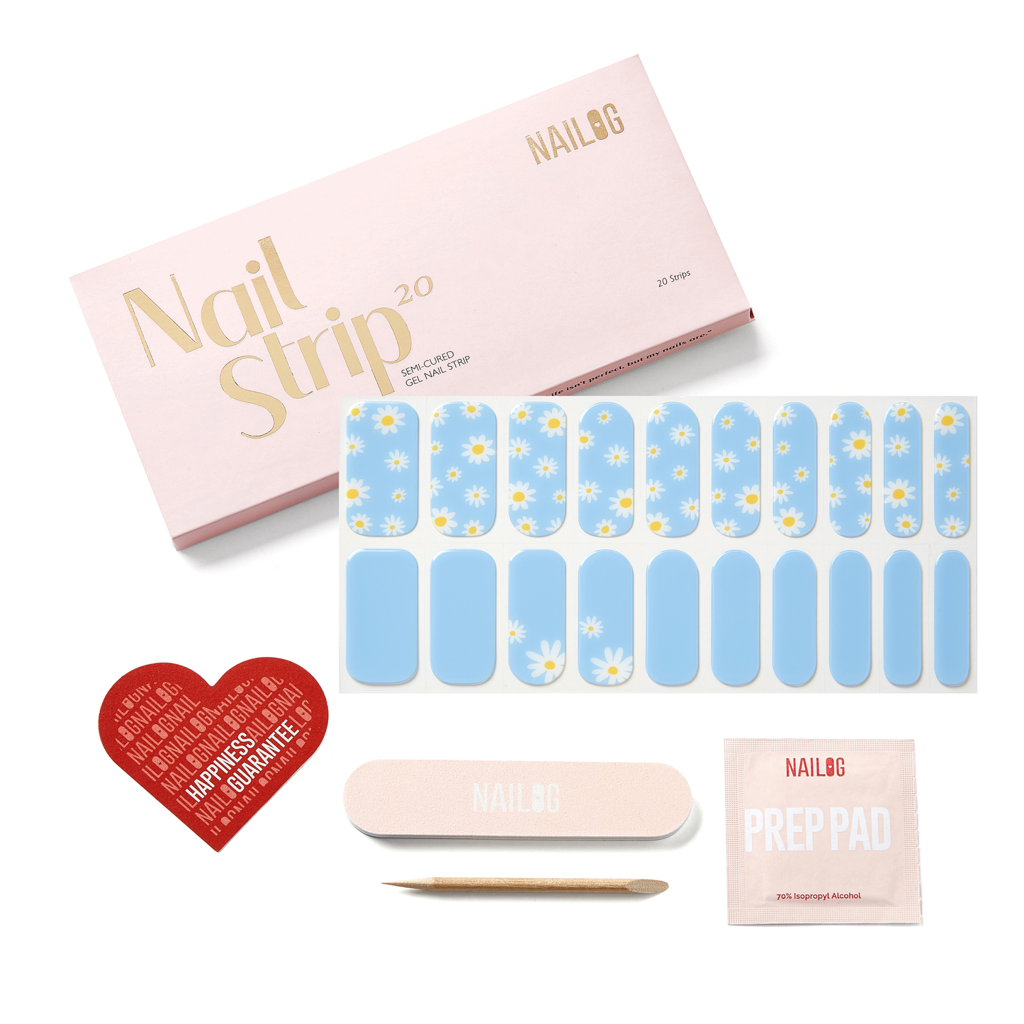 PETALS IN THE WIND | Mani Strip 20PC