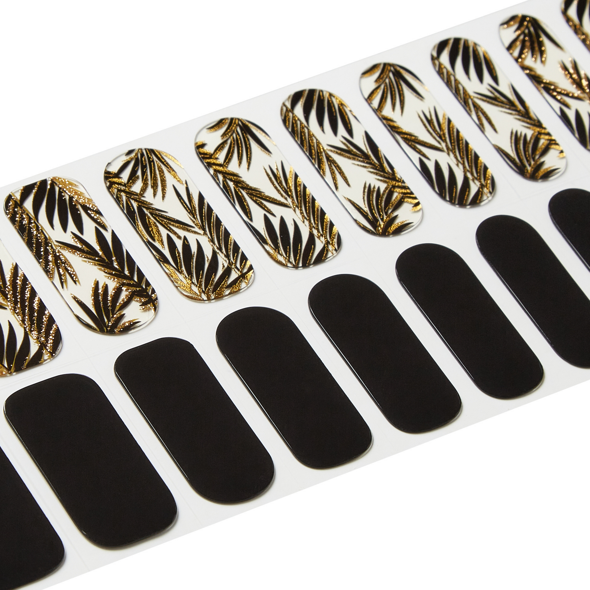 GOLDEN LEAVES | Mani Strip 20PC - NAILOG semi cured nail strip
