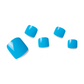 BUTTERFLY BLUE | Pedi Strip 32PC - NAILOG semi cured nail strip
