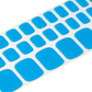 BUTTERFLY BLUE | Pedi Strip 32PC - NAILOG semi cured nail strip