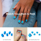 BUTTERFLY BLUE | Pedi Strip 32PC - NAILOG semi cured nail strip