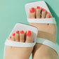 WATERMELON RED | Pedi Strip 32PC - NAILOG semi cured nail strip