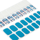 AZURE MOSAIC | Mani Strip 34PC - NAILOG semi cured nail strip