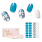 AZURE MOSAIC | Mani Strip 34PC - NAILOG semi cured nail strip
