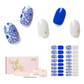 CERULEAN PORCELAIN | Mani Strip 34PC - NAILOG semi cured nail strip