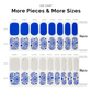CERULEAN PORCELAIN | Mani Strip 34PC - NAILOG semi cured nail strip