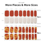 MILK TEA | Mani Strip 34PC - NAILOG semi cured nail strip
