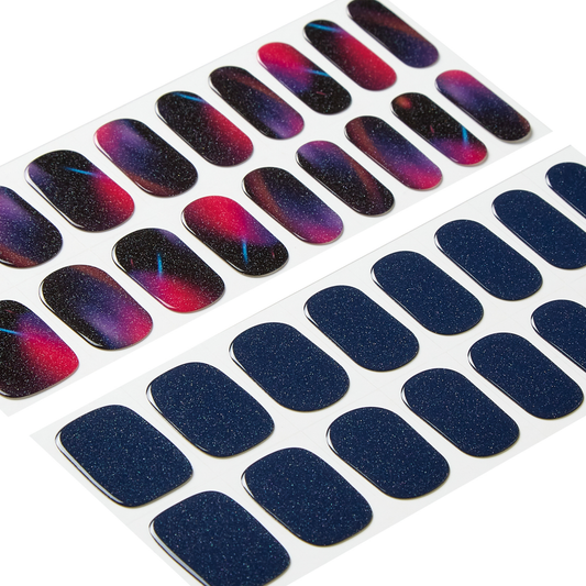 NEON NOCTURNE | Mani Strip 34PC - NAILOG semi cured nail strip
