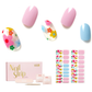 PETAL DANCE | Mani Strip 34PC - NAILOG semi cured nail strip