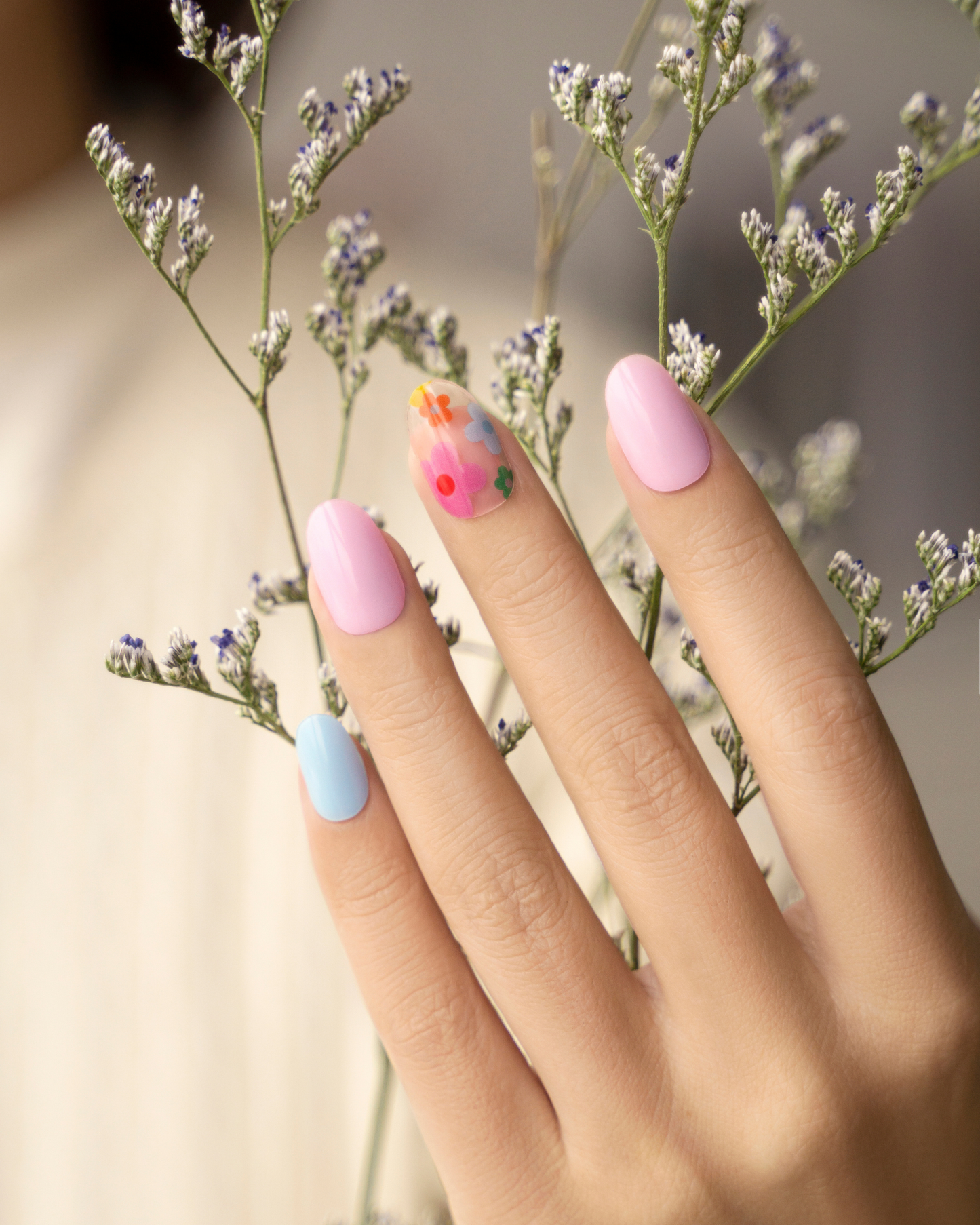 PETAL DANCE | Semi Cured Nail Strips 34PC
