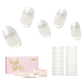MOONLIT TIPS | Mani Strip 34PC - NAILOG semi cured nail strip