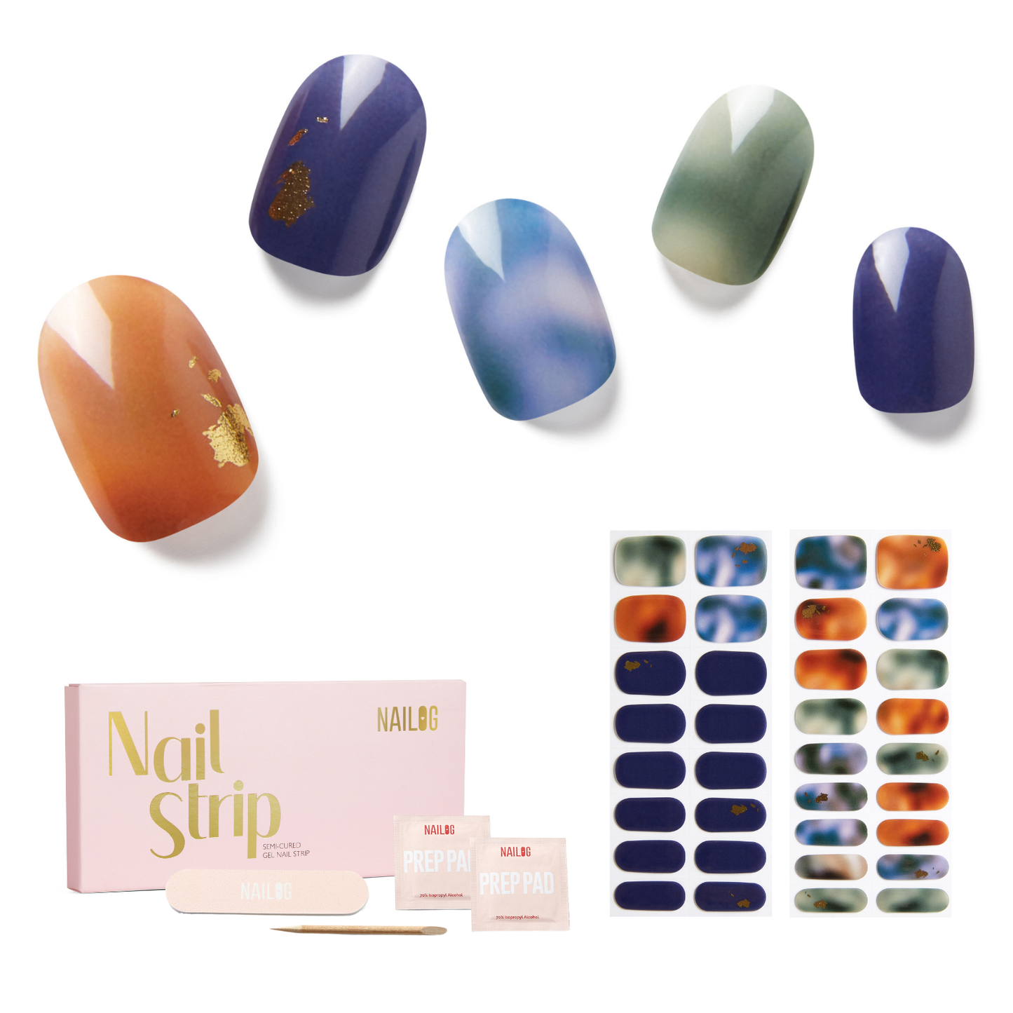ILLUSION II | Mani Strip 34PC