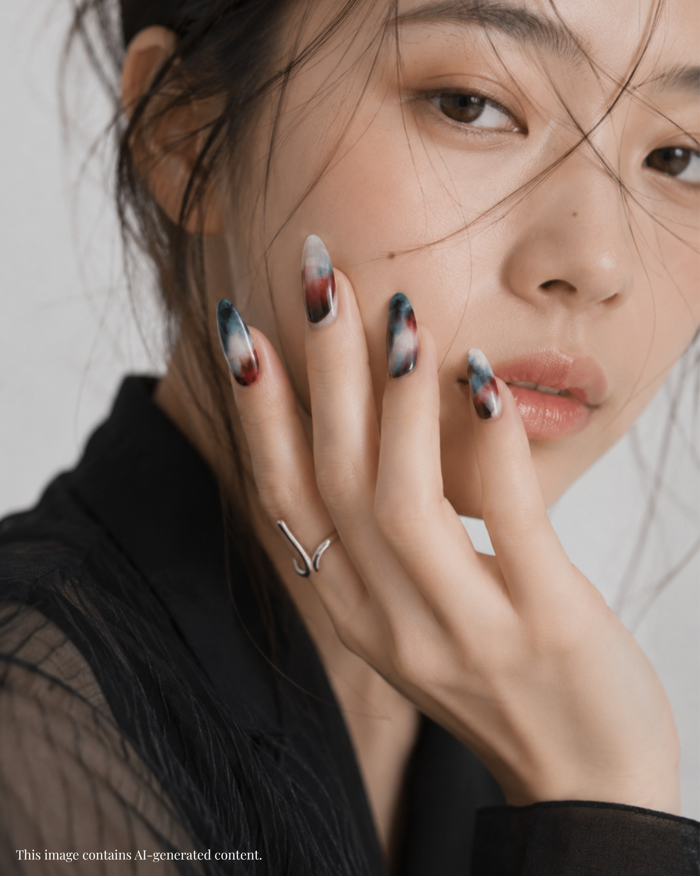 INK MIRAGE | Semi Cured Nail Strips 34PC - NAILOG semi cured nail strip
