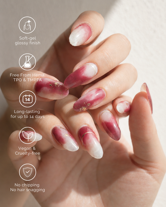 CASSIS HOUR | Semi Cured Nail Strips 34PC