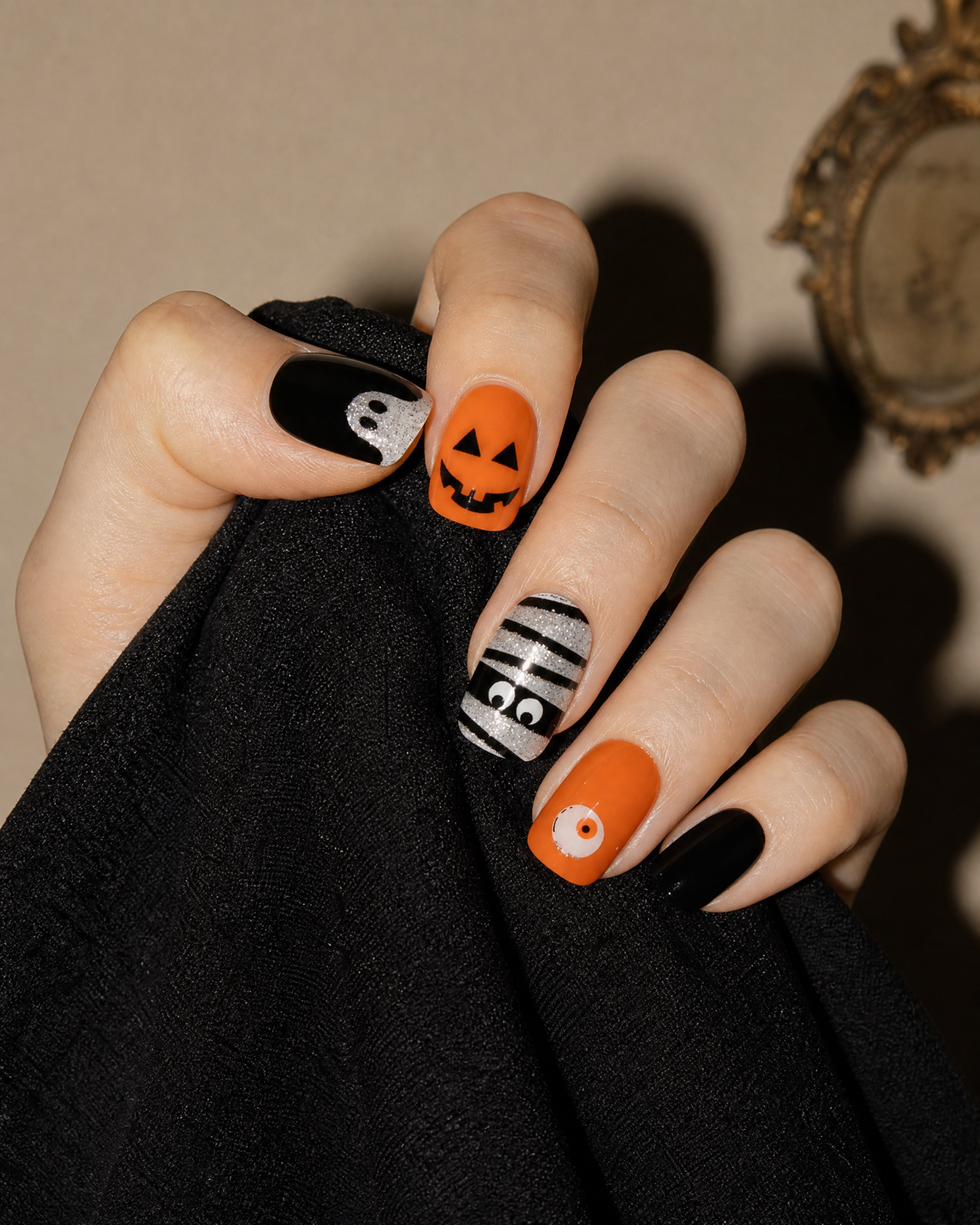TRICK OR TREAT | Halloween Semi Cured Nail Strips 34PC